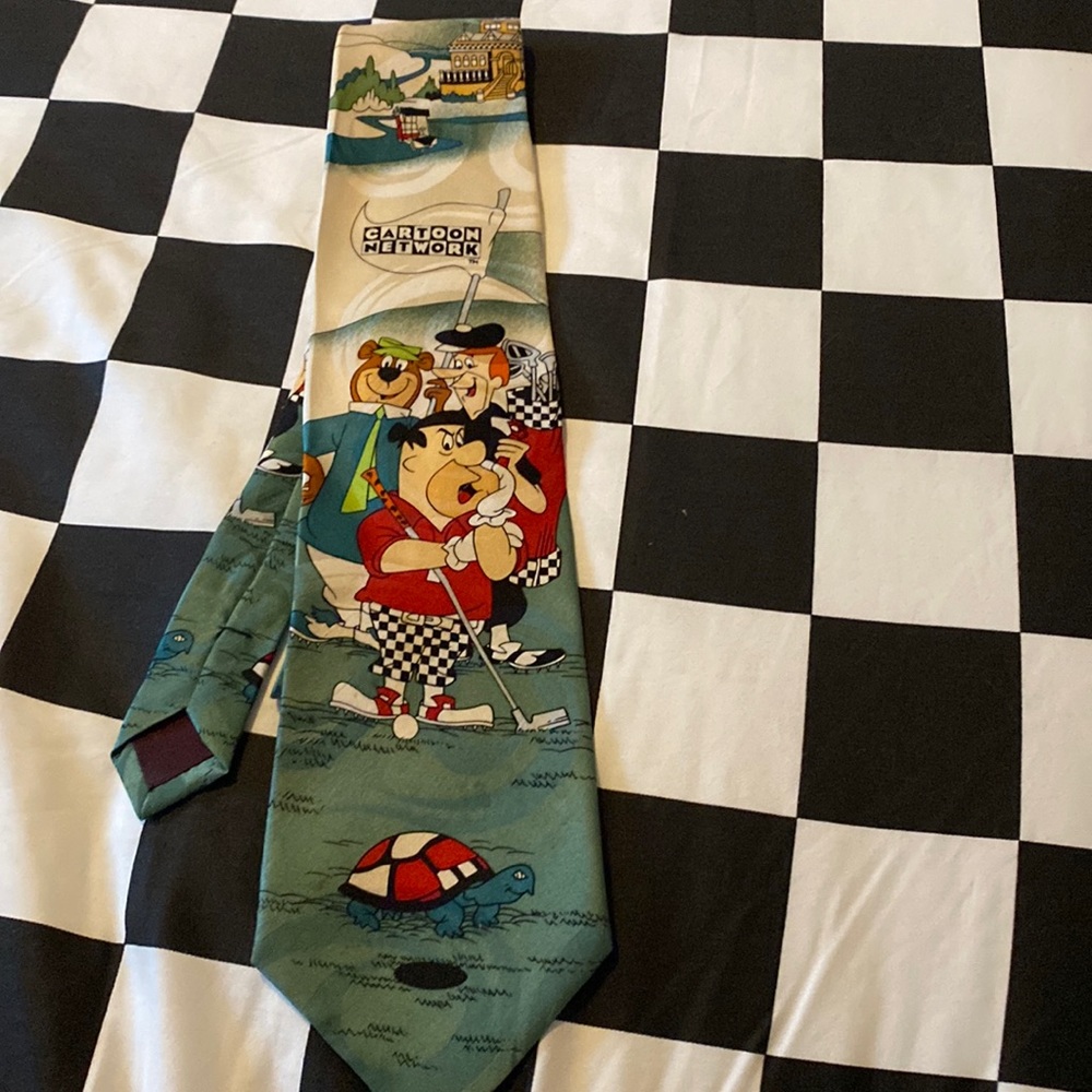 Vintage Cartoon Network silk tie 1994